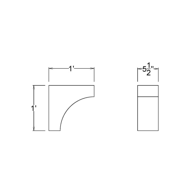 Shop Drawing WEB BRACKET BRKT-009 SQUARE – CE Russell Components